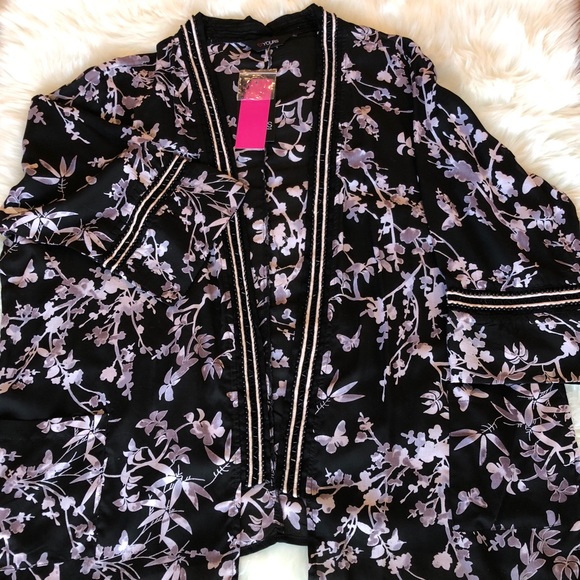 ⬇️ 🆕 Size 22 Yours Clothing Kimono Style Jacket - Picture 2 of 8